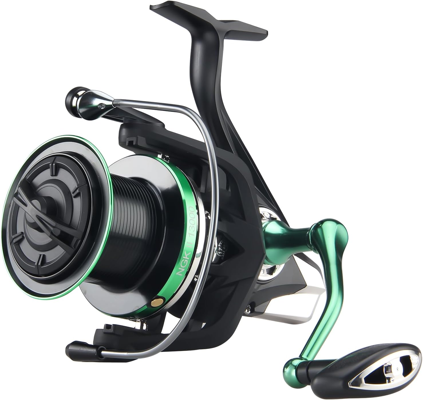 HAUT TON Spinning Reel, 6+1BB Metal Surf Fishing Reels, 55lbs Max Drag