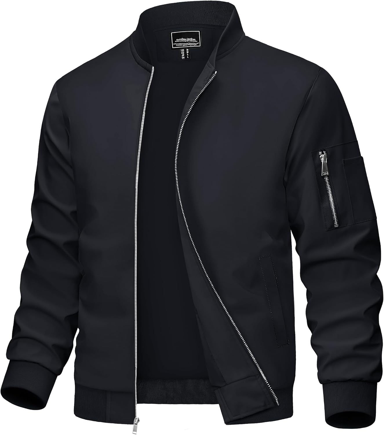 MAGCOMSEN Men's Bomber Jacket Lightweight Windbreaker Spring Fall Jacket