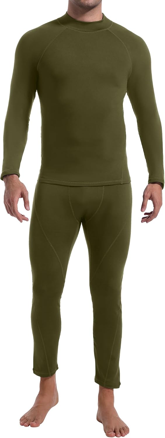 Mens Thermal Underwear Long Johns Base Layer Set Cold Weather 1/2/3 Pack