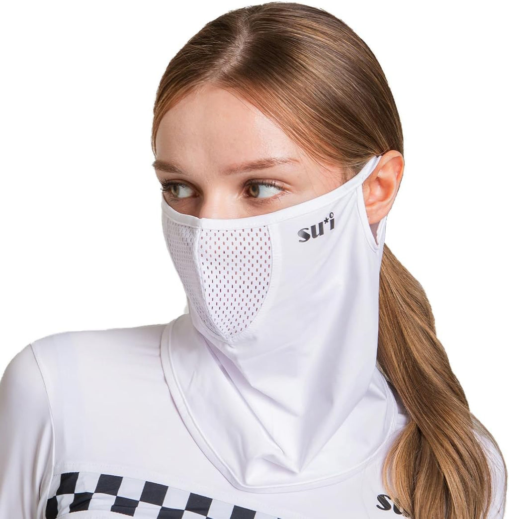 KOREA (Type E) UV Sun Protection Half Face Mask - For Golf, Hiking, Running, Cycling & Outdoor Sports