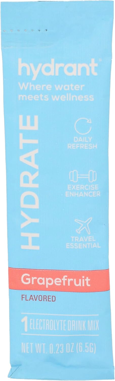 Hydrant - Hydration Powder Variety Pack, 30 Individual Instant Electrolyte Rehydration Packets - Low Sugar Drink Mix for Daily Use, Travel & Workouts