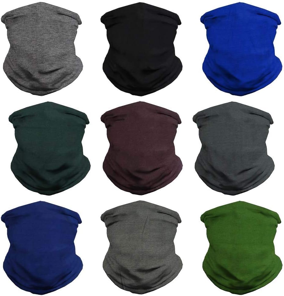 VCZUIUC Neck Gaiter Face Cover Mask Balaclava for Men and Women
