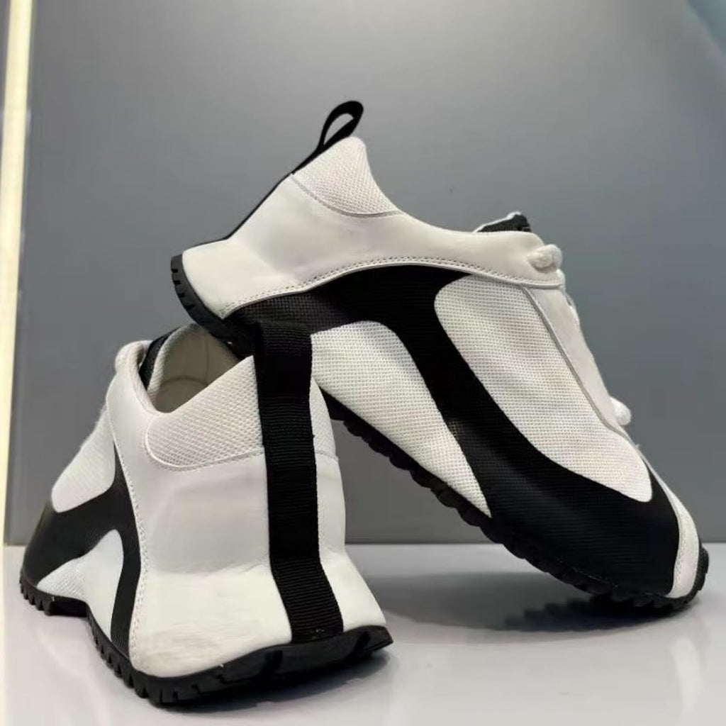 Men's Fashion Sports Running Shoes with Laces - Non-Slip Outdoor Fitness Sneakers for Teenagers - All-Season Versatile Athletic Footwear for Active Lifestyle