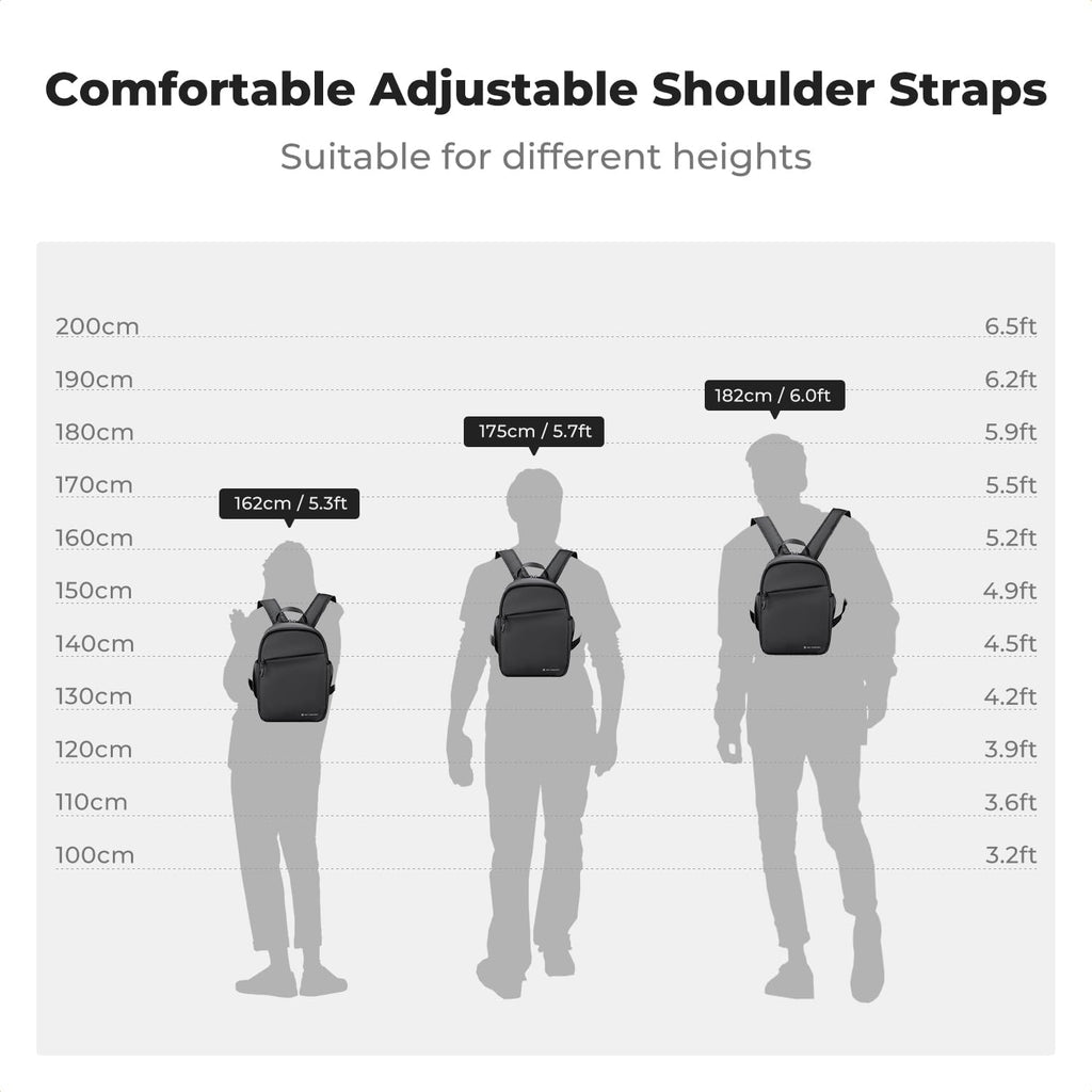 K&F CONCEPT Camera Backpack, Lightweight Compact Camera Bag 5L