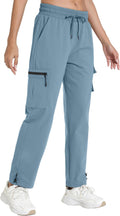 Quick Dry Women's Hiking Cargo Pants With 5 Pockets Lightweight Joggers