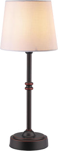 O’Bright Seraph - Cordless LED Table Lamp with Dimmer, Built-in Rechargeable Battery, 3-Level Brightness, Patio Table Lamp, Bedside Night Lamp, Ambient Light for Restaurant, Oil Rubbed Bronze