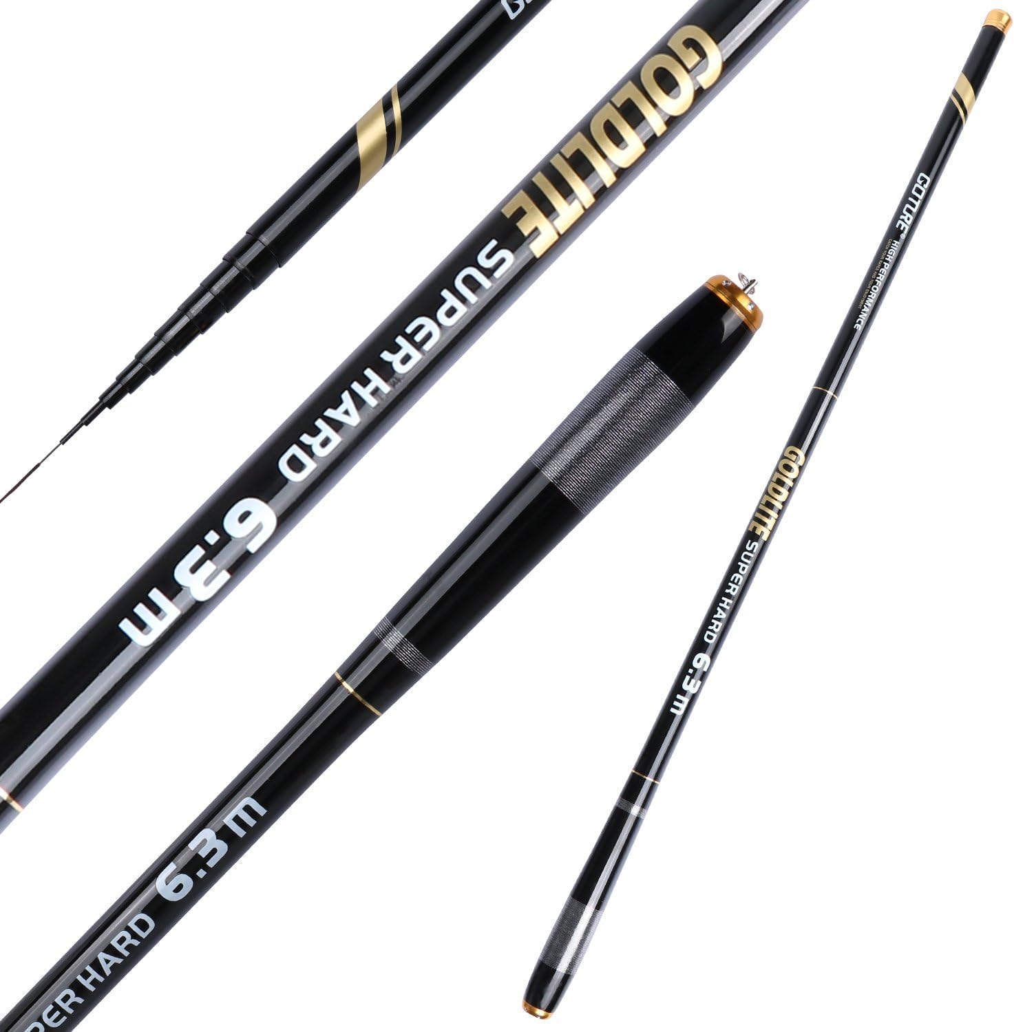Goture Telescopic Tenkara Fishing RodPortable Hand Fishing Poles 12-24Ft