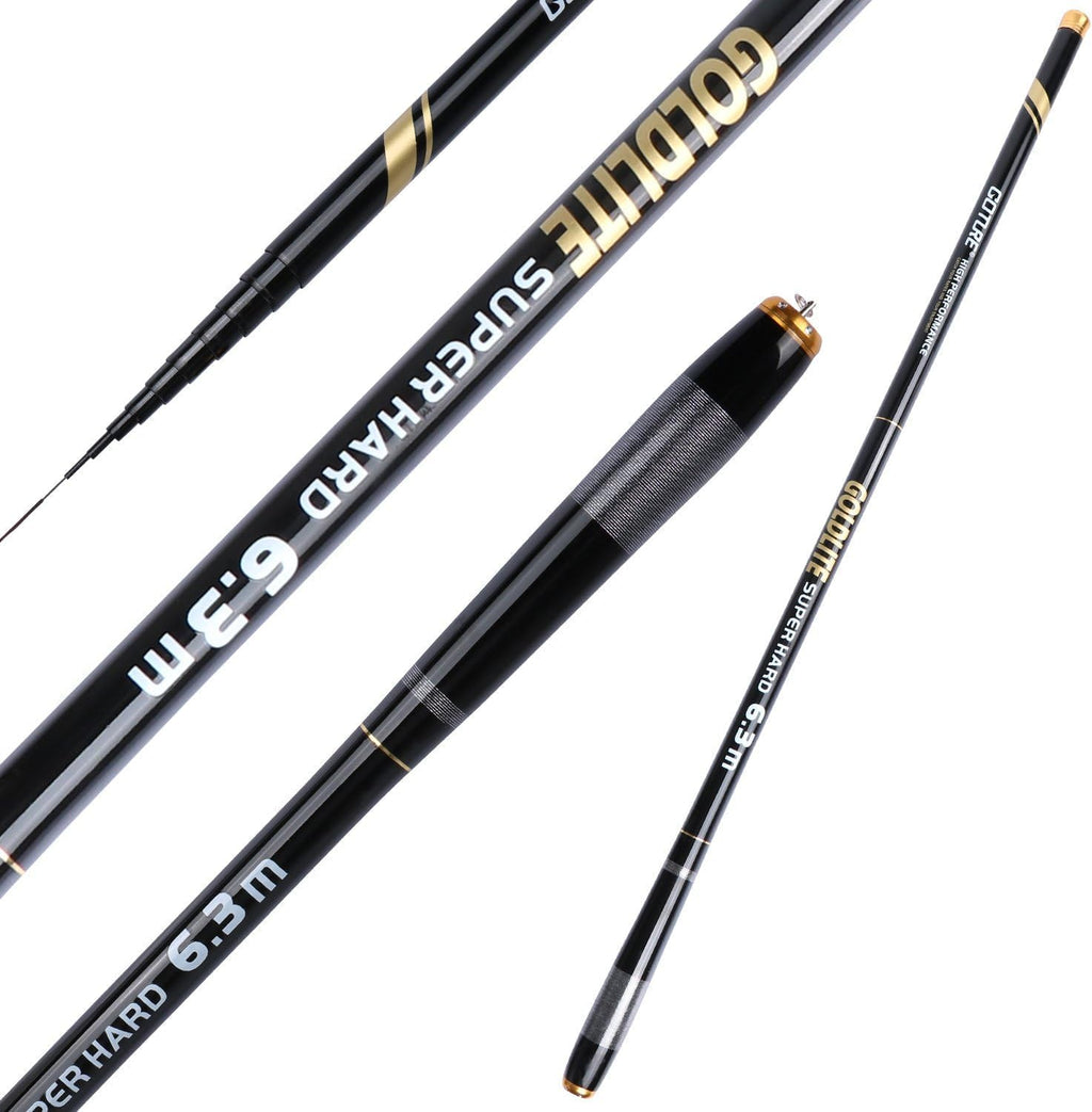 Goture Telescopic Tenkara Fishing RodPortable Hand Fishing Poles 12-24Ft