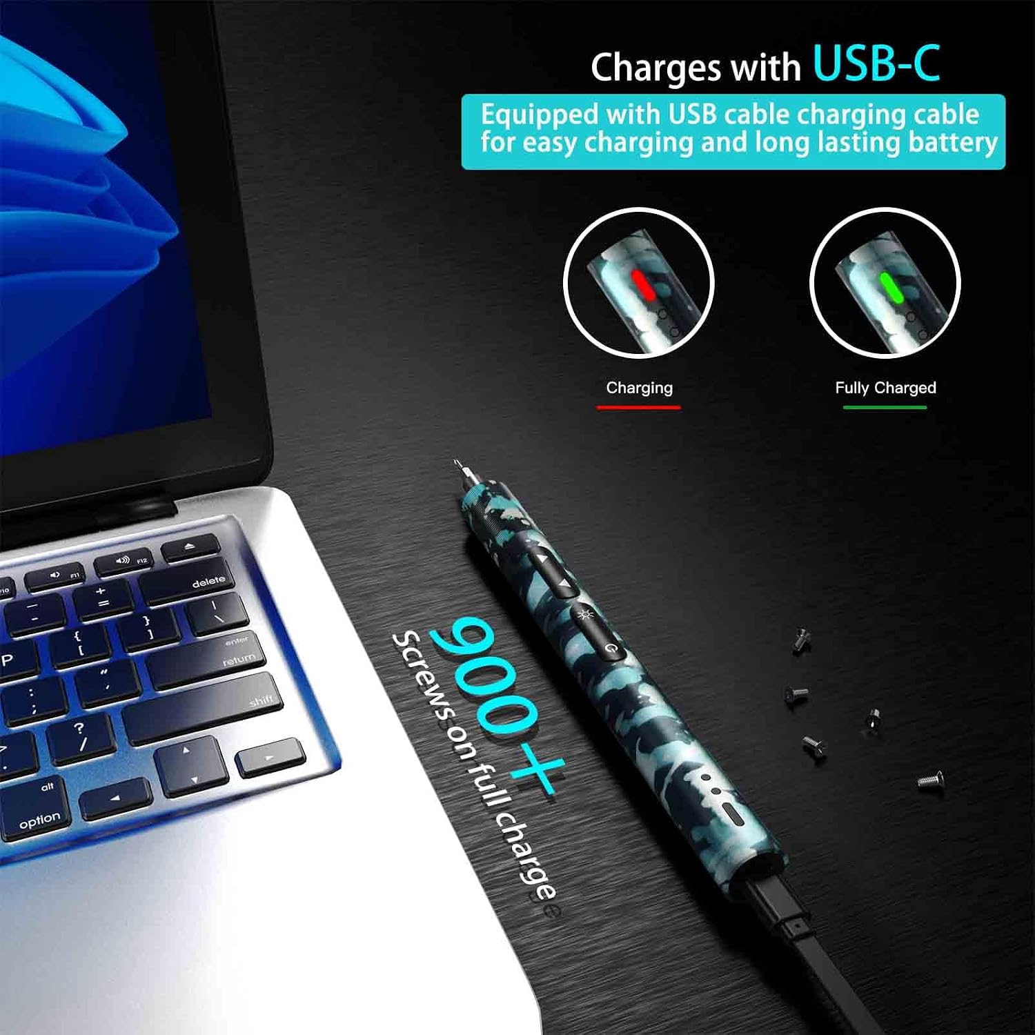 Electric Screwdriver Set,78 in 1 Screw Driver Kit with Magnetic Bits,Electric Precision Screwdriver, Precision Cordless Repair Tool for Phone, Camera, Laptop, Watch