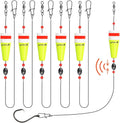 Dovesun Popping Cork Float Rig Weighted Fishing Bobbers Floats Fishing Corks Popping Corks for Saltwater Freshwater Fishing Tackle with 3 Size