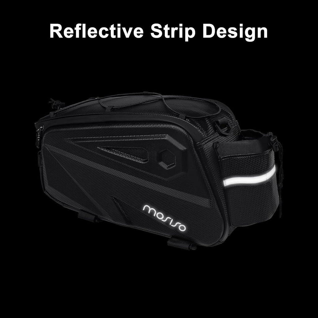MOSISO Bike Rack Bag, Waterproof Bike Rear Rack Handbag Bicycle Trunk Bag