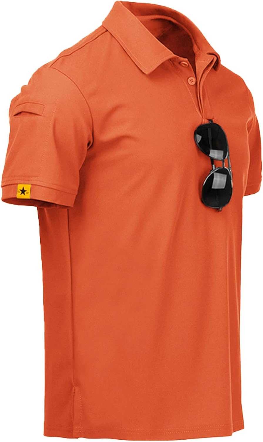 ZITY Mens Polo Shirt Short Sleeve Moisture Wicking Athletic Golf Polos