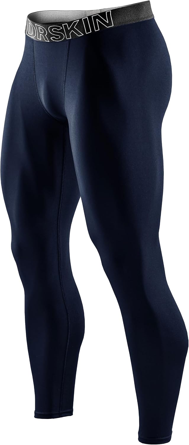 DRSKIN Men’s Compression Pants (5/4/3 Pack) Quick Dry Tights Leggings Sports Baselayer Running Gym Workout