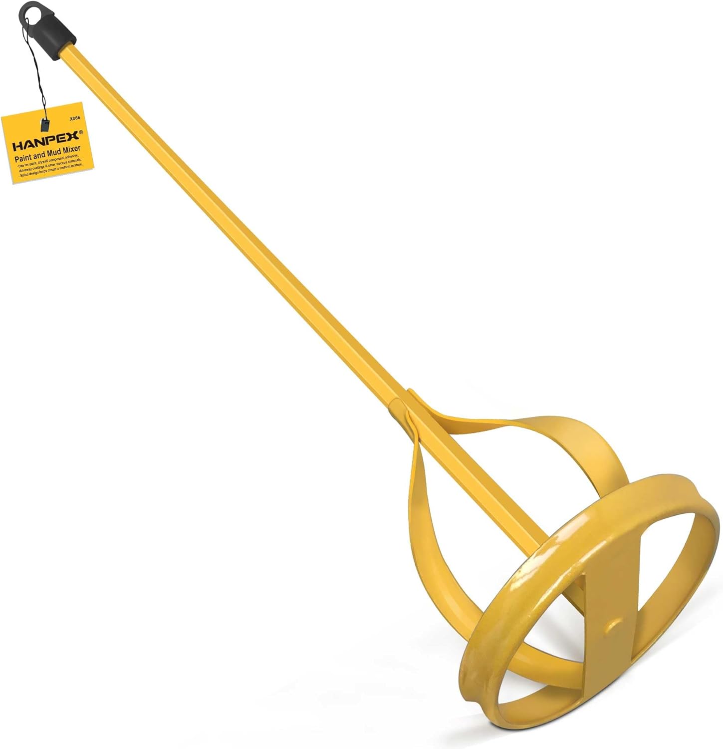 Hanpex 2Pc. Paint and Mud Mixer, Paint Stirrer for Drill in 1 to 5 Gallon Bucket, Suitable for all Standard Drill Bits, Hex Head Anti-slip, Easy Clean, Painting and Plastering Mixer Stirrer Tool