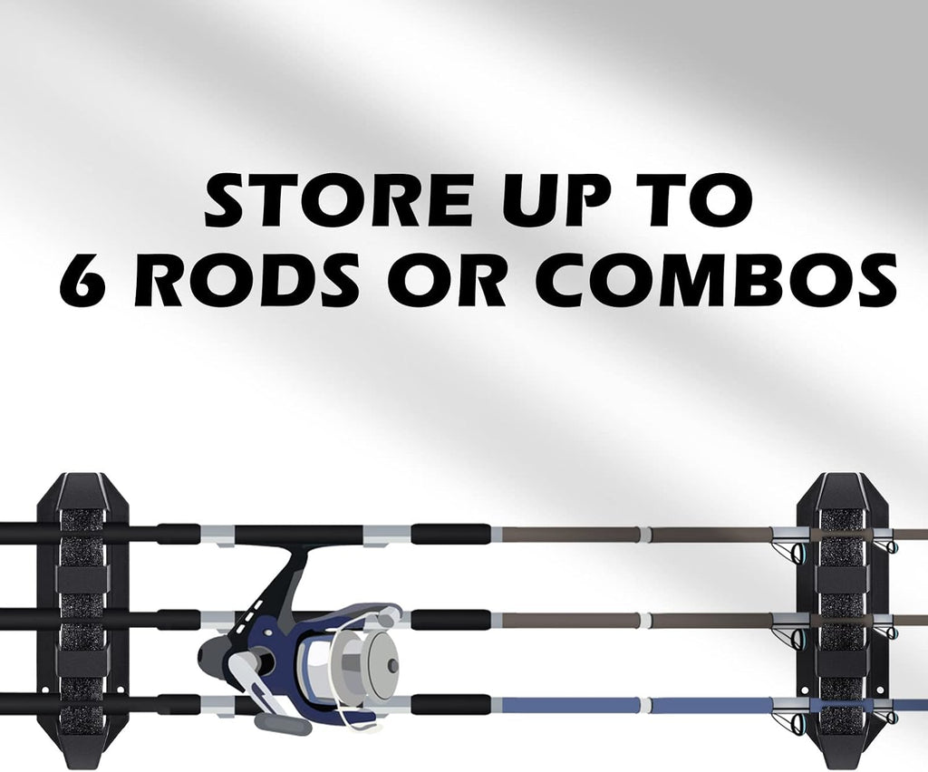 Sratte 4 Pcs Rod Holders for Fishing Boat Wall Mount