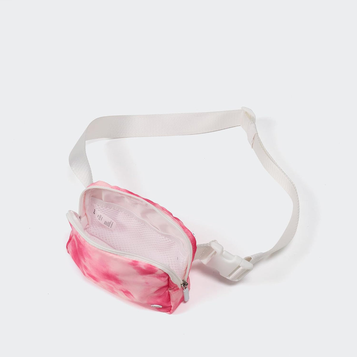 Pander Nylon Fanny Pack for Women, Two-Way Zipper Crossbody Bag