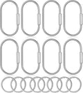 Yolev Locking Carabinern Key Ring Screw Lock Keychain