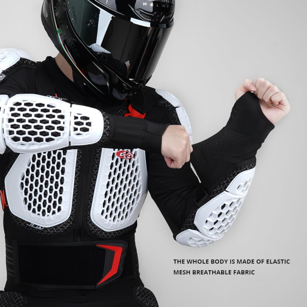 Motorcycle Armor Men with Chest Back Protection Gear,Motocross Jacket