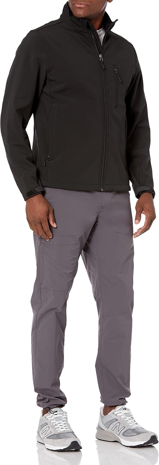 Amazon Essentials Men's Water-Resistant Softshell Jacket
