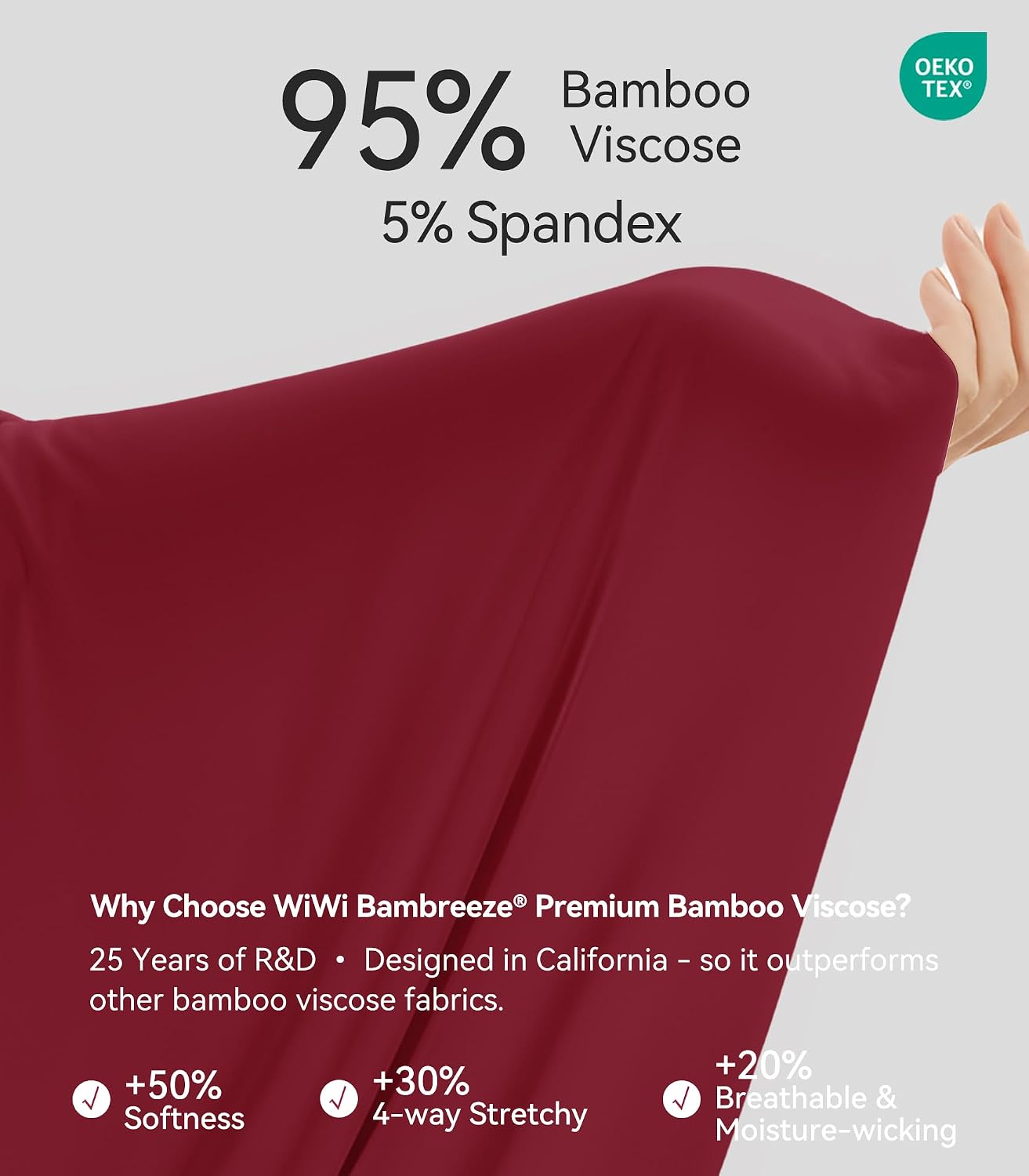 WiWi Soft Underwear for Women Thermal Long Johns Sets Super Warm Base Layer Top Pants Pajamas Set Viscose from Bamboo S-3X
