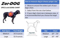 Saddlebag Back Pack & Harness Combo for Dogs 30-100+ lbs. Perfect for Travel, Trail Hiking, & Camping. Reflective, Lightweight, & Comfortable. Comes with Two Collapsible Bowls (Large, Orange)