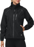 Nepest Womens Cycling Rain Jackets Biking Windbreaker with Hood UPF 50+