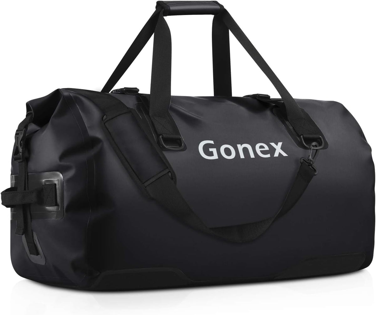 Gonex Waterproof Duffel Bag, 40L/60L/80L Roll-Top Travel Kayaking Dry Bag