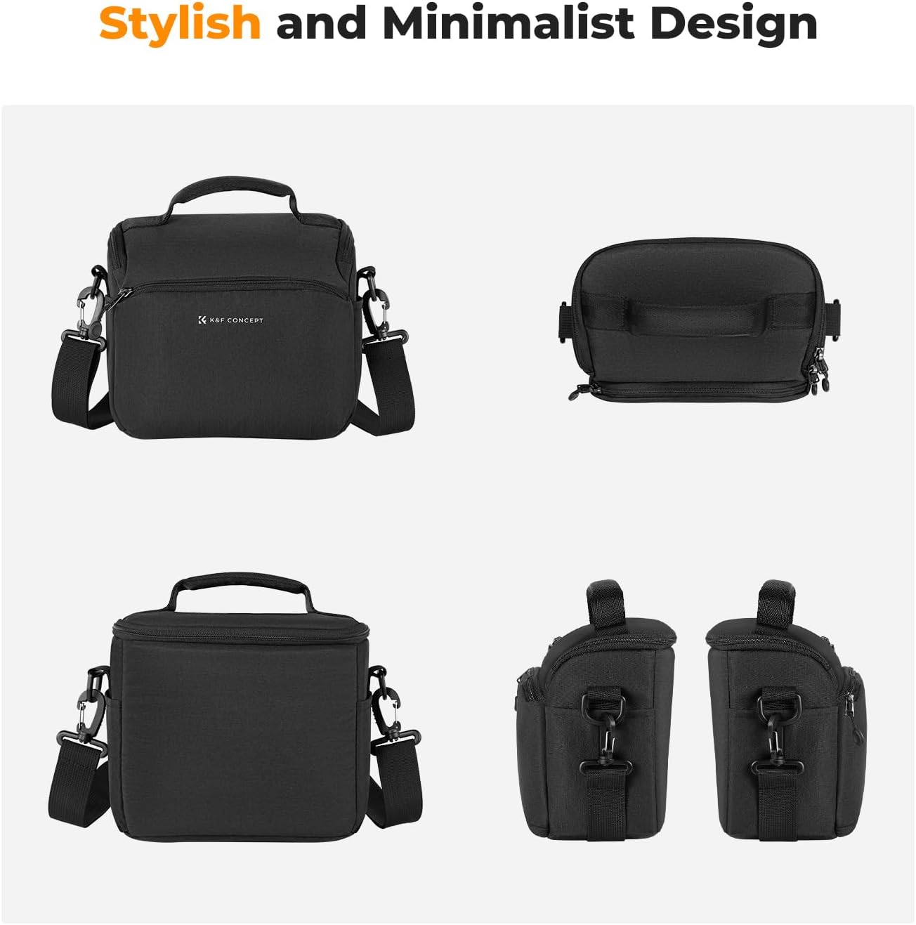 K&F CONCEPT Camera Sling Bag Small Crossbody Case