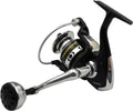 Fishdrops Spinning Fishing Reels, Lightweight Spinning Reel, 15.5 LBs Max Drag, 5.1:1/5.5:1 High Speed Ultra Smooth Powerful with CNC Aluminum Spool Fishing Reels Freshwater(Black/Gold)