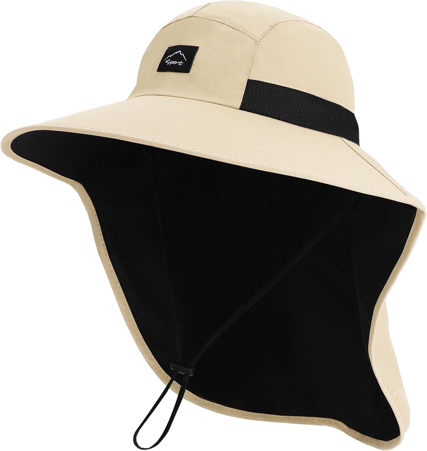 Rosoz Outdoor Sun Hat for Men Women, UPF 50+Fishing Hat with Neck Flap