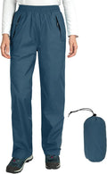 Outdoor Ventures Women's Rain Pants Packable Waterproof Hiking Pants