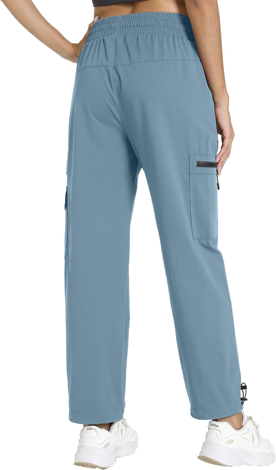 Quick Dry Women's Hiking Cargo Pants With 5 Pockets Lightweight Joggers