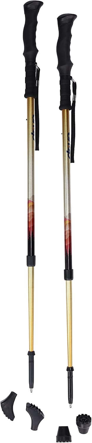Drive Medical Summit Adjustable Nordic Walking Poles, Mountain Print