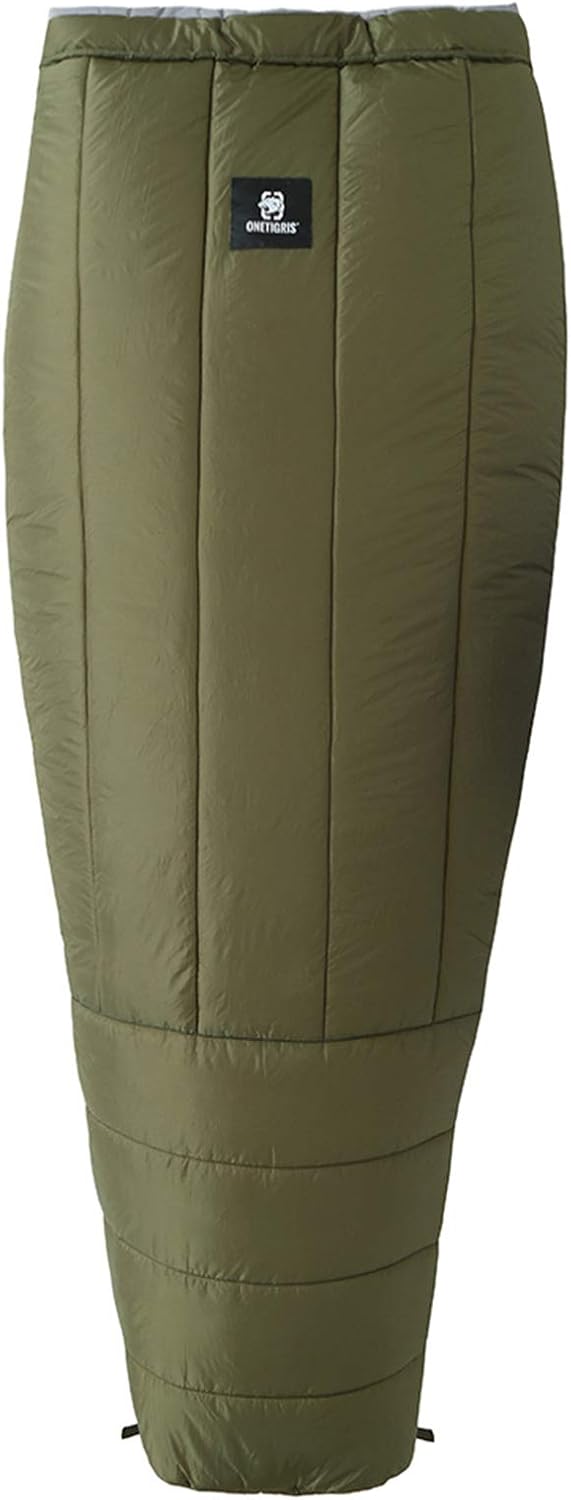 OneTigris Featherlite Ultralight Sleeping Quilt, Weighs 35oz, Warm Hammock Topquilt 40 Degree, with Footbox, Perfect for Outback Camping, Hiking, Backpacking and Hammocks