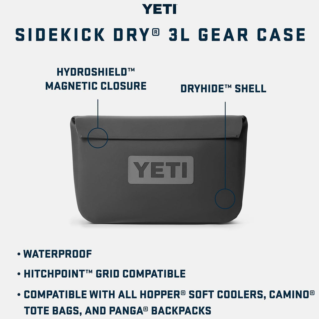 YETI Sidekick Dry 3L Gear Case, Pampa Light Green