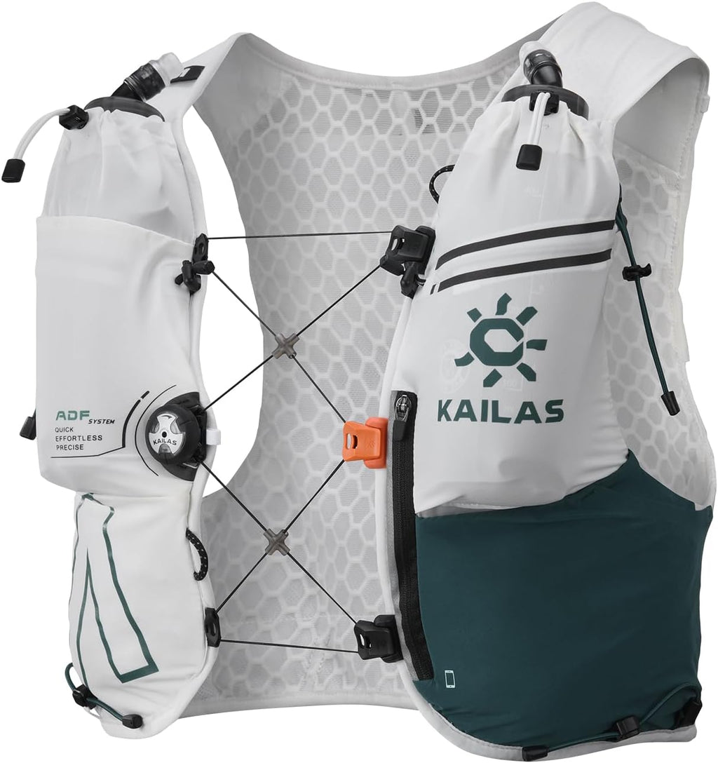 KAILAS FUGA AIR 8 Ⅳ Running Hydration Vest Hydration Pack Lightweight with Two TPU Water Bladders for Women Men Trail Cycling Hiking