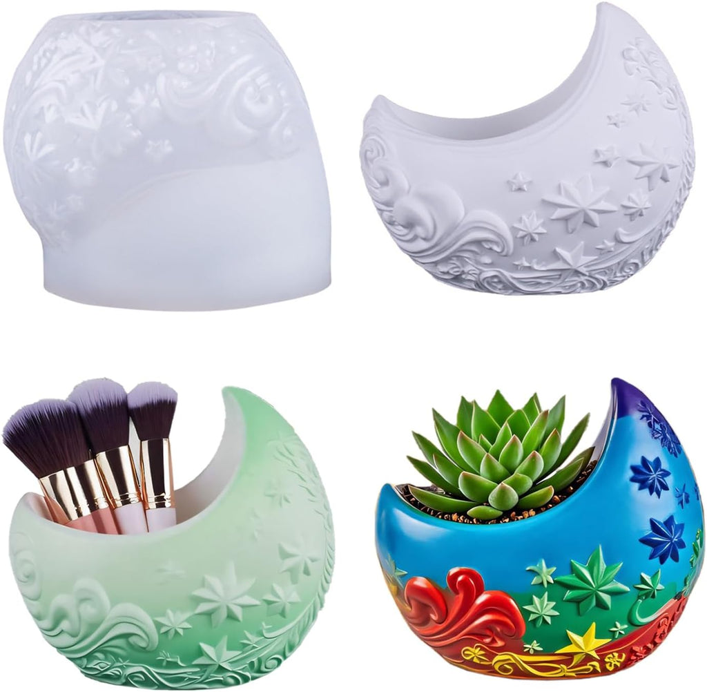 Conch Starfish Resin Mold, Silicone Mold for Epoxy, Plaster and Concrete