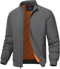 TBMPOY Men's Winter Jackets Bomber Padded Casual Windbreaker Warm Fall Coat