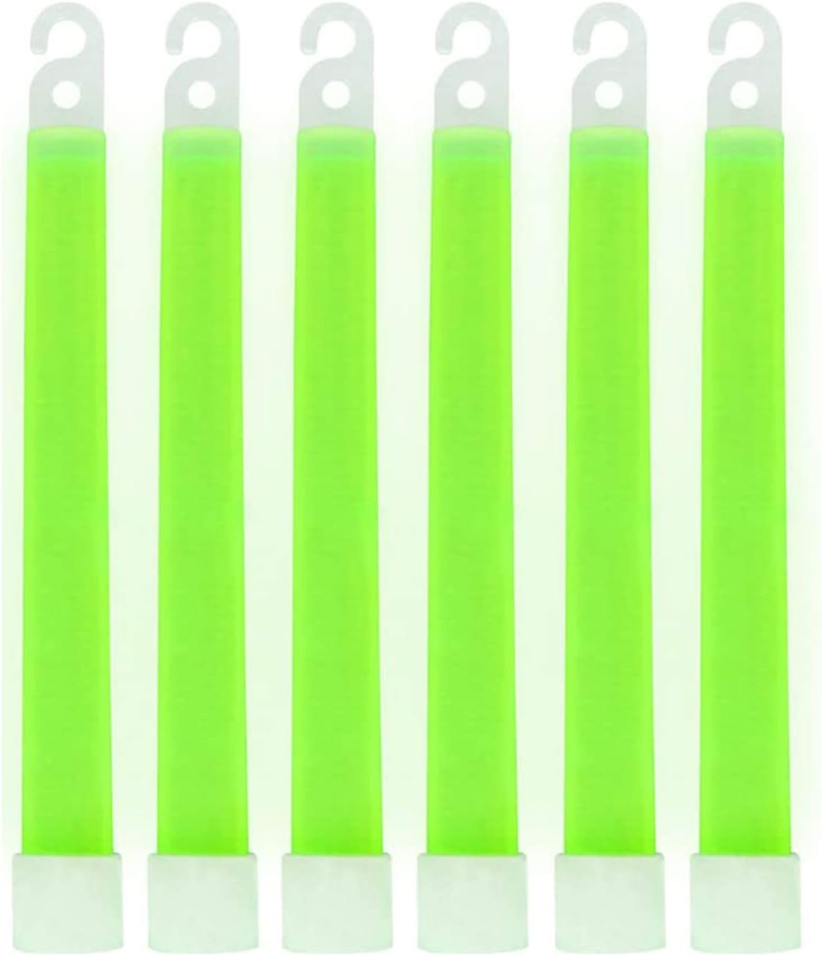 MediTac Green Glow Sticks - Premium Bright 6” Snap & Light Sticks - 12 Hour (12 Pack)