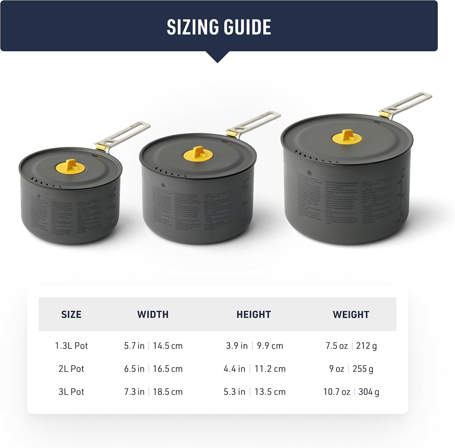 Sea to Summit Frontier Ultralight Camping Cooking Pot