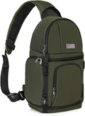 MOSISO Camera Sling Bag, Photography Shoulder Bag Compact Camera Backpack
