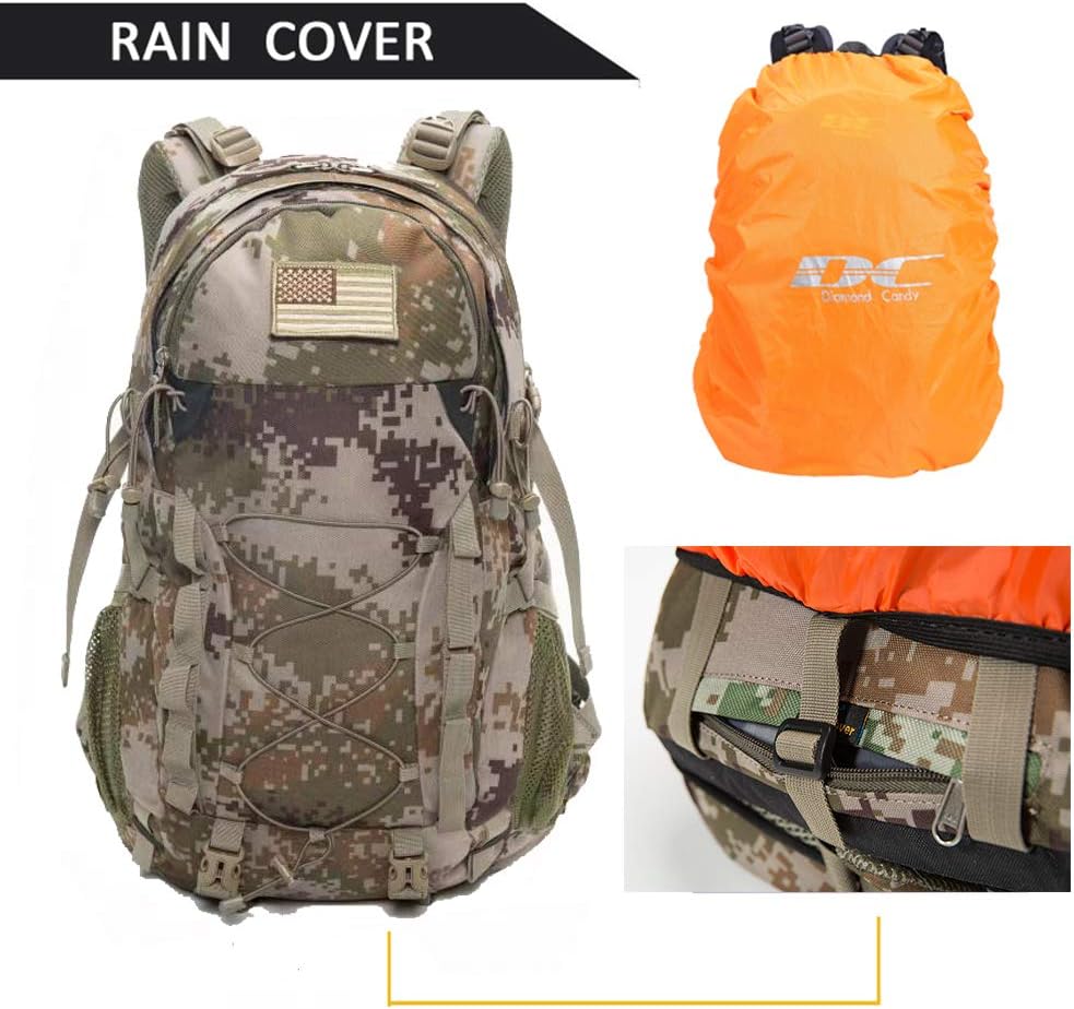 Diamond Candy 40L Hiking Backpack Waterproof Daypack for Men and Women