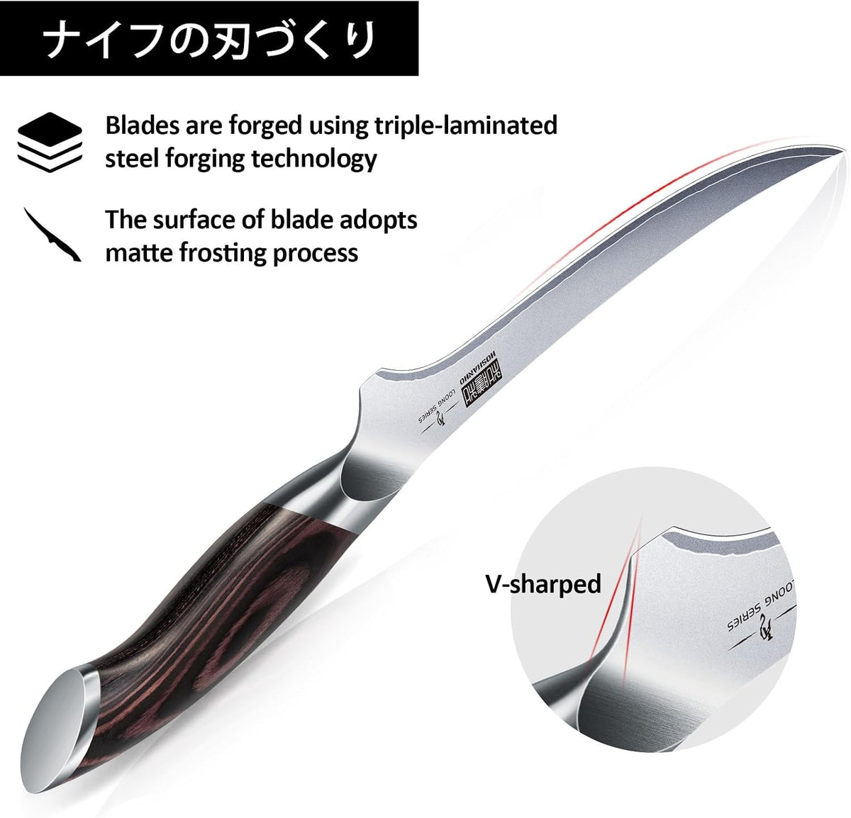 HOSHANHO Fillet Knife 9 Inch, Super Sharp Japanese Fish Boning Knife