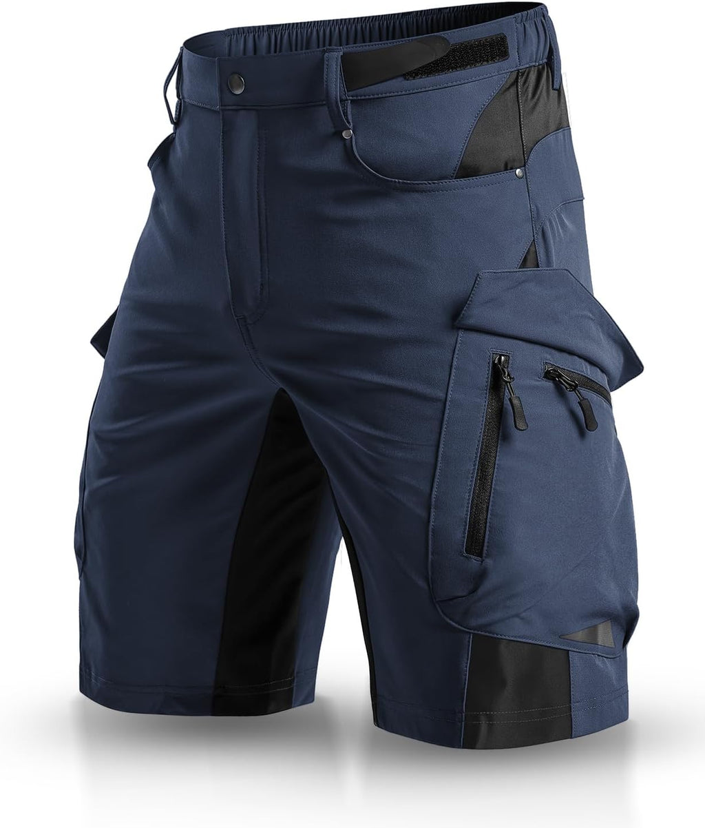 XKTTAC Men's Hiking Cargo Shorts: 4-Way Stretch with 6 Secure Pockets