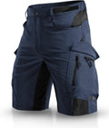 XKTTAC Men's Hiking Cargo Shorts: 4-Way Stretch with 6 Secure Pockets