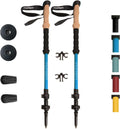 Montem Ultra Light Trekking, Walking, and Hiking Poles, 2-Pack | Collapsible, Lightweight, Quick Locking, Weather-Resistant, Ultra Durable