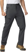 TBMPOY Mens Hiking Pants Lightweight Water Resistant Travel Outdoor Fishing