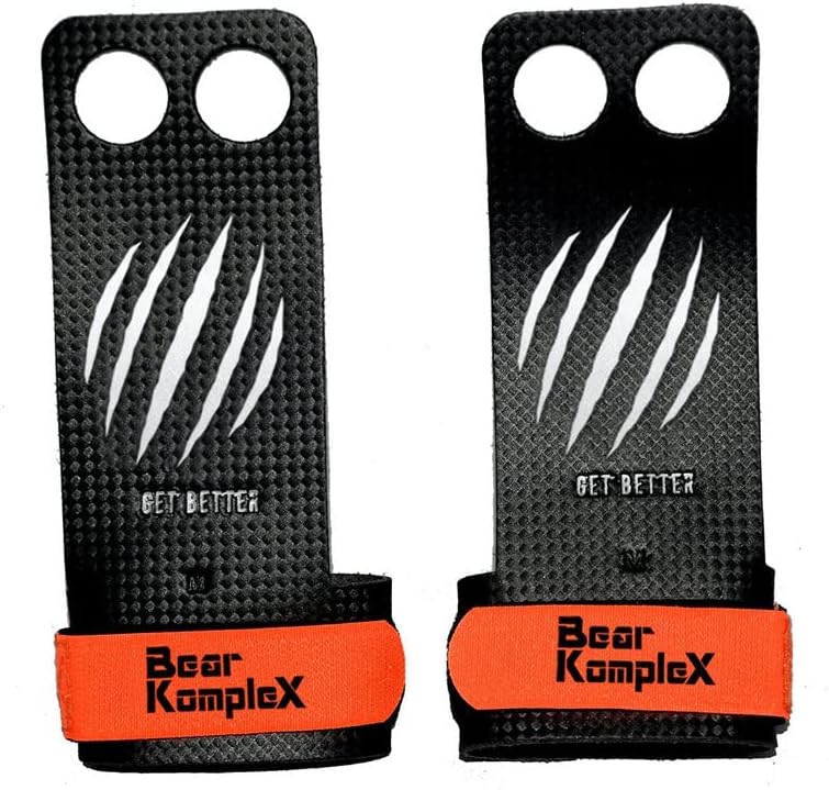 Bear KompleX Carbon Fiber Hand Grips for Gymnastics Bars, 2 Hole, Equipment