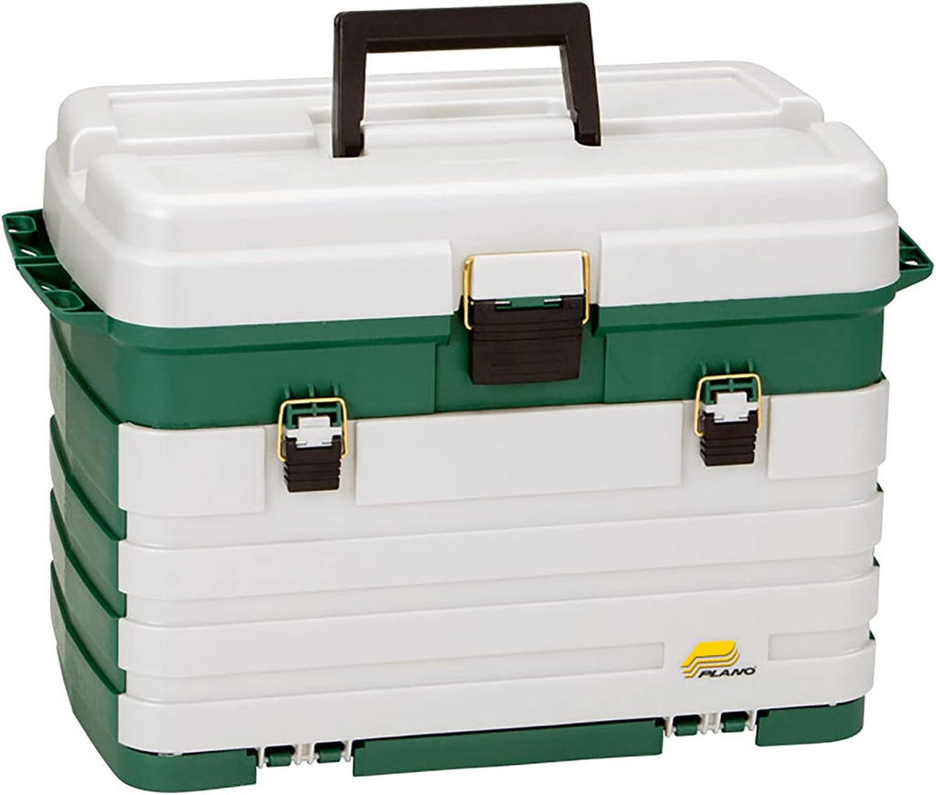 Plano 4-Drawer Tackle Box Green Metallic/Silver ,One Size