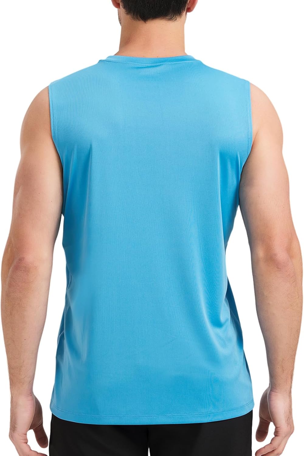 Men's Sleeveless UPF 50+ Swim Shirts Quick Dry UV Workout Tank Top